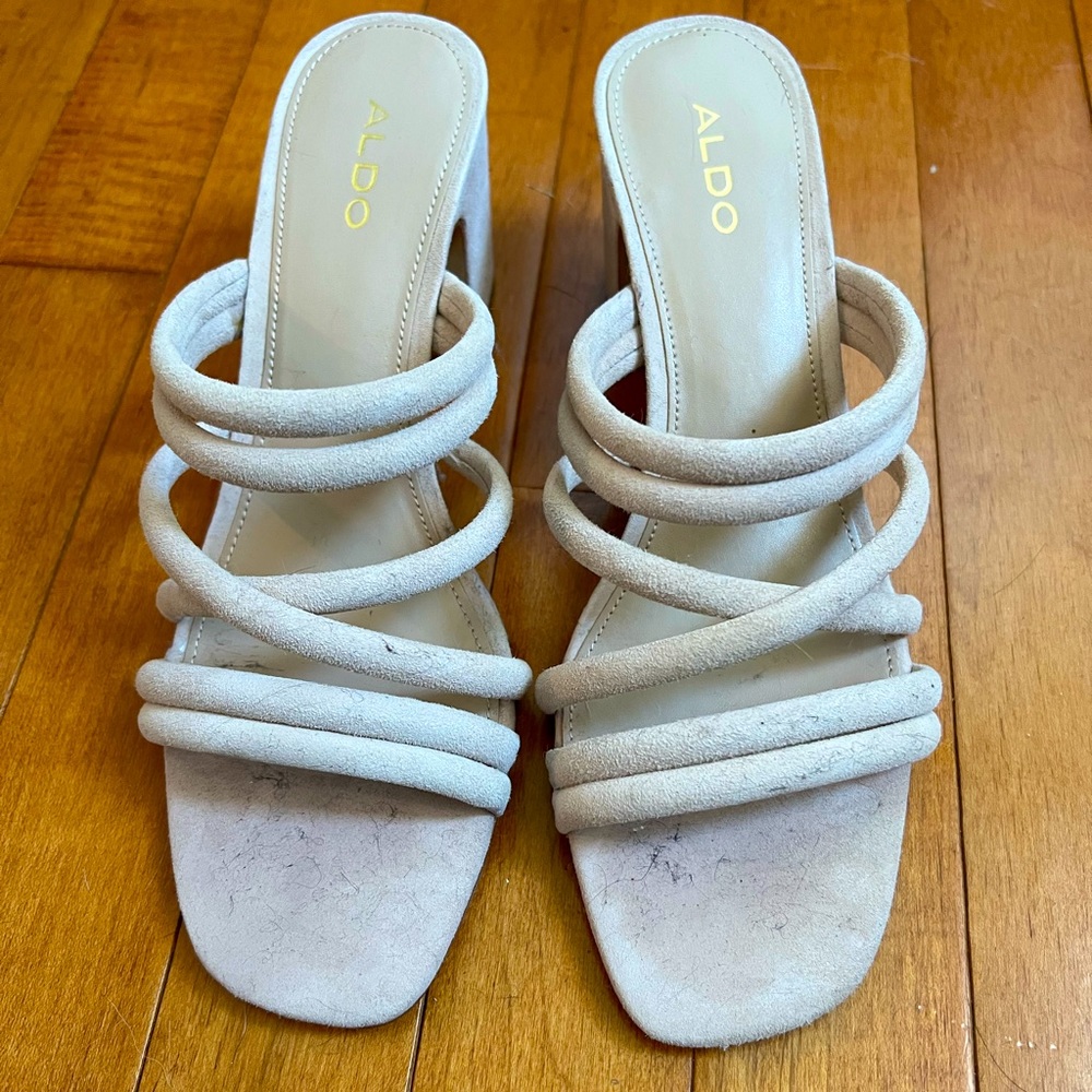 Aldo warm pink sandals